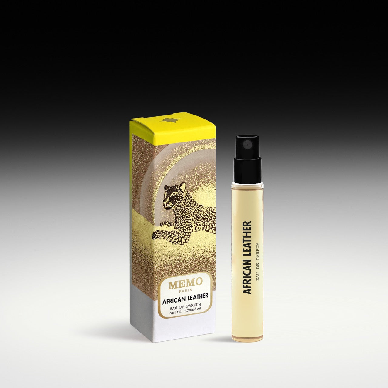 African Leather - Luxurious vial sample | Memo Paris