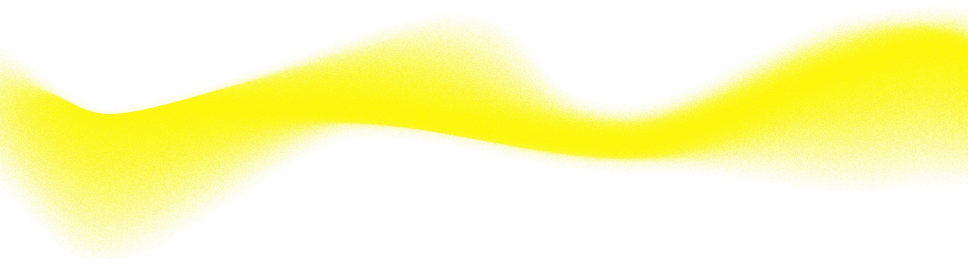 A soft flowing yellow gradient wave representing hand cleansing gels on a white background