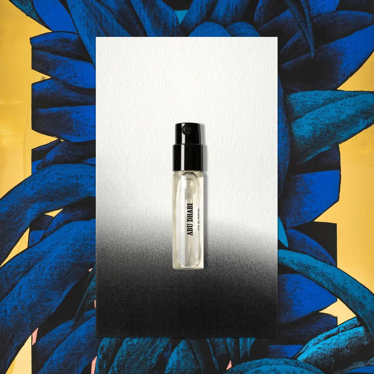 Abu Dhabi perfume sample.