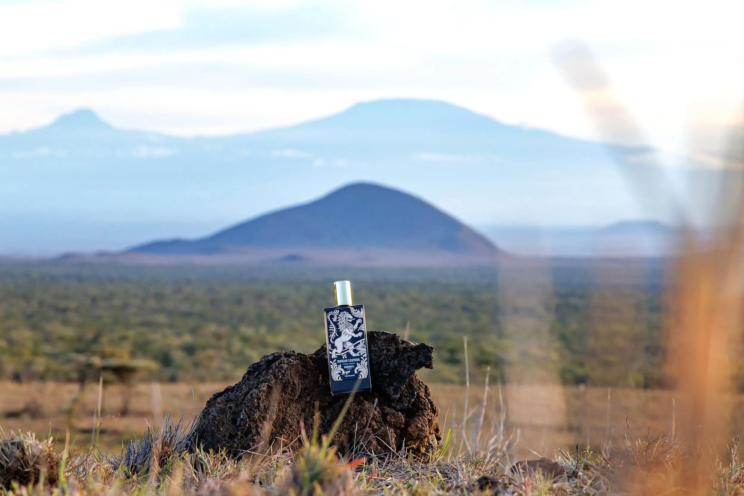 Decorated perfume bottle.