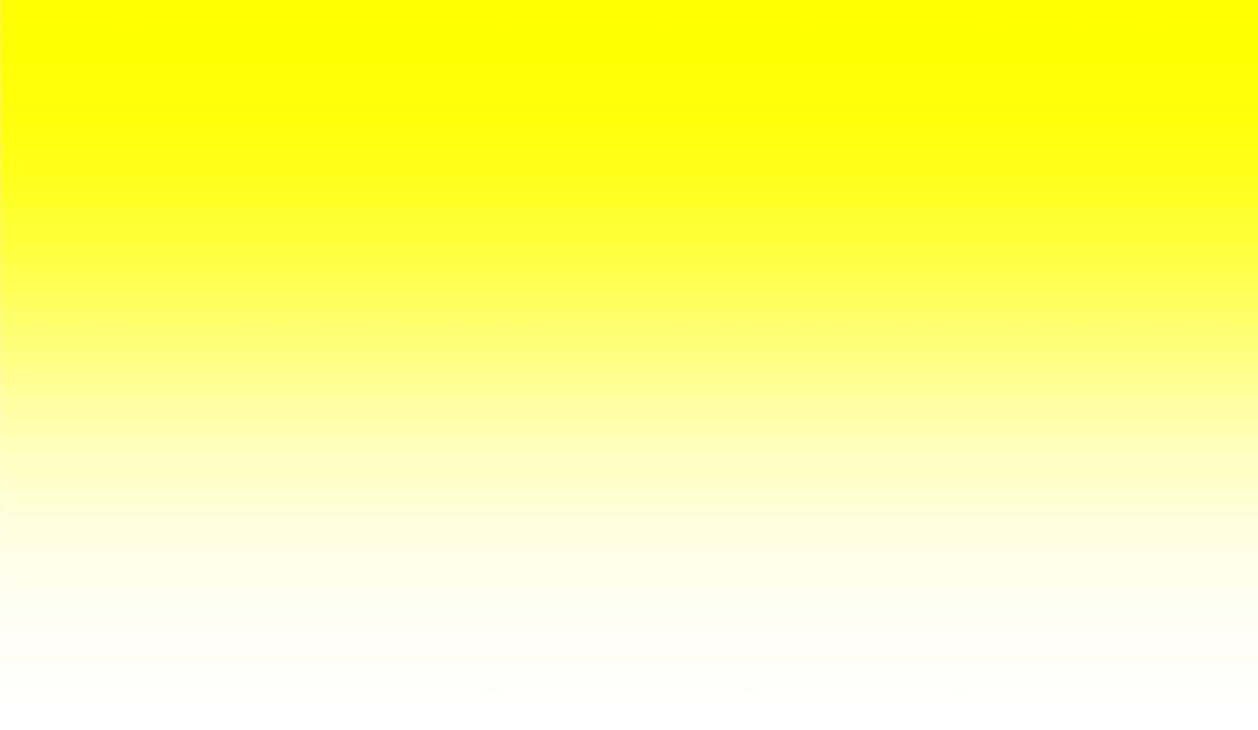 A smooth gradient background transitioning from bright yellow at the top to pure white at the bottom.
